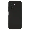 Huawei Nova Y70 Kılıf First Silikon - Siyah