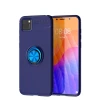 Huawei Y5P Kılıf Range Yüzüklü Silikon - Mavi