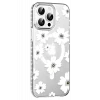 Joko Apple iPhone 14 Pro Max Floral Magsafe Kapak - Beyaz