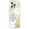Joko Apple iPhone 15 Pro Max Floral Magsafe Kapak - Sarı