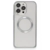Joko Apple iPhone 15 Pro Max Kılıf Metal Bumper Magneticsafe Kapak - Gri