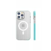 Joko Apple iPhone 15 Pro Max Line Magsafe Kapak - Mavi