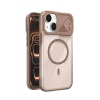 Joko Apple iPhone 15 Zinko Magsafe Kapak - Çöl Titanyum