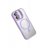 Joko Apple iPhone 16 Plus Remim Lensli Magsafe Standlı Kapak - Lila