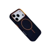 Joko Apple iPhone 17 Pro Max Luno Deri Magsafe Kapak - Mavi