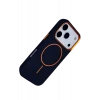 Joko Apple iPhone 17 Pro Max Luno Deri Magsafe Kapak - Mavi