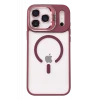 Joko Apple iPhone 17 Pro Max Remim Lensli Magsafe Standlı Kapak - Bordo