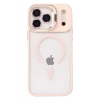 Joko Apple iPhone 17 Pro Remim Lensli Magsafe Standlı Kapak - Pembe