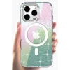 Joko Apple iPhone 15 Pro Max Rasasi Simli Magsafe Kapak - Şeffaf