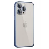 Joko Apple iPhone 15 Pro Metal Bumper Mat Kapak - Lacivert