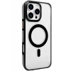 Joko Apple iPhone 16 Pro Gleam PC Sert Magsafe Kılıf - Şeffaf-Siyah