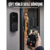 Kablosuz Akıllı Kapı Zili Gece Görüşlü Wi-Fi Güvenlik Kameralı Kapı Zili