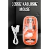 Kablosuz Mouse Fare 5.0 Bluetooth Bağlantılı USB Girişli