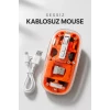Kablosuz Mouse Fare 5.0 Bluetooth Bağlantılı USB Girişli