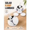Kamp Lambası Işıldak Beyaz Işık Güneş Enerjili Solar Aydınlatma 5 Kanatlı Katlanabilir