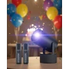 Akıllı Projeksiyon Cihazı Karaoke Mikrofonlu 1080P Android Yeni Nesil