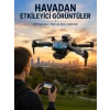 Katlanabilir Çift Kameralı Drone Uzaktan Kumandalı Hava Aracı