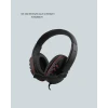 Kırmızı Gaming Headset Mikrofonlu Sağlam Kablolu Konforlu
