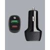 Kompakt Tasarımlı Type-C + USB Girişli Araç Şarj Başlığı