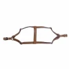 Konfor Ronin Deri Köpek Göğüs Tasması Camel 2x45 55 Cm
