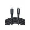 Konfulon DC35 Type-C to Lightning Kablo 1MT - Siyah