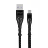 Konfulon S61 Micro USB Kablo 1.2M 2.1A - Siyah