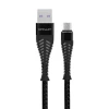 Konfulon S61 Micro USB Kablo 1.2M 2.1A - Siyah