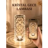 Kristal Dokunmatik Ve Kumandalı Masa Ve Gece lambasI