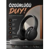 Kulak Üstü Bluetooth Kulaklık Ayarlanabiilir Uzun Pil Ömrü Kablosuz 5.0 Bluetooth
