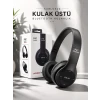 Kulak Üstü TF Kart ve AUX Destekli Ergonomik Bluetooth Kulaklık