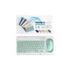 KYB71 Kablosuz Türkçe Q Klavye Mouse Set - Lila