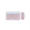 KYB71 Kablosuz Türkçe Q Klavye Mouse Set - Pembe