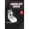 LED Aydınlatmalı 5 Antenli Motorlu 1080P Wifi Kamera Sensörlü Yeni Nesil