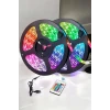 Led Işık 5 Metre Şerit Led RGB Işıklı