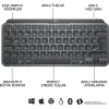 MINI MINIMALIST KABLOSUZ BLUETOOTH AYDINLATMALI Q TR KLAVYE SİYAH 920-010504