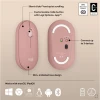 PEBBLE 2 M350S KABLOSUZ BLUETOOTH SESSİZ OPTİK MOUSE PEMBE 910-007014