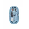 Mavi Kablosuz Mouse Bluetooth ve USB Çift Mod Bağlantılı