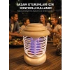 Mor Işık Destekli Kamp ve Bahçe Sinek Kovucu Lamba