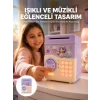 Mor Otomatik Para Girişli Elektronik Şifreli Kumbara