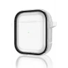 Movenchy Apple Airpods 4 (4.nesil) Shiny Şeffaf Kılıf - Siyah