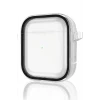 Movenchy Apple Airpods 4 (4.nesil) Shiny Şeffaf Kılıf - Siyah