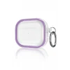 Movenchy Apple Airpods Pro 2 (2.nesil) Shiny Şeffaf Kılıf - Mor