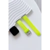 Movenchy Apple Watch 38mm Jelly Silikon Kordon - Yeşil