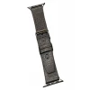 Movenchy Apple Watch 45mm Buff Deri Kordon - Siyah