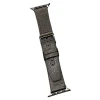 Movenchy Apple Watch 45mm Buff Deri Kordon - Siyah