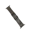 Movenchy Apple Watch 45mm Buff Deri Kordon - Siyah