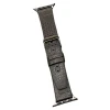 Movenchy Apple Watch 45mm Buff Deri Kordon - Siyah