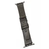 Movenchy Apple Watch 45mm Buff Deri Kordon - Siyah