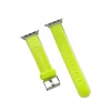Movenchy Apple Watch 45mm Jelly Silikon Kordon - Yeşil
