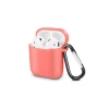 Newface Apple Airpods 2 (2.nesil) Sert Silikon Kılıf - Fuşya